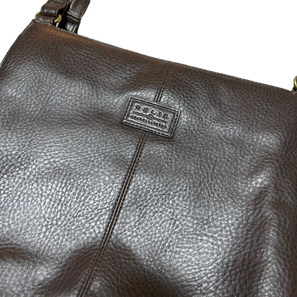 Vintage Brown Leather Relic Pebble Shoulder Bag - Picture 2 of 7